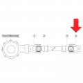 Caltric Front Drive Shaft Yoke With U-joint Compatible Yamaha 4s2-17556-00-00
