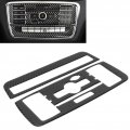 Carbon Fiber Center Console Cd Air Conditioning Control Panel Trim Cover For Benz A Class B Cla Gla Car Interior Front