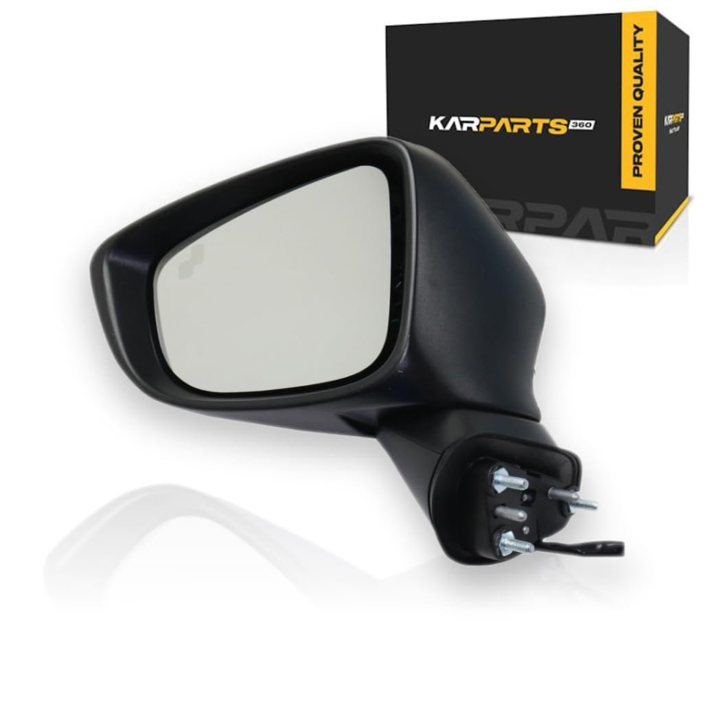 Driver Side Door Mirror For 2014 2015 2016 Mazda 6 Paintable Manual Folding Power Heated Signal Light Blind Spot Detection