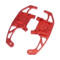 Pair Red Vehicle Steering Wheel Shift Paddle Cover Shifter Extension For Volkswagen Golf Gti Mk7 2013-2016