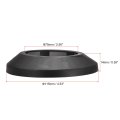 Pipe Cover Decoration 75mm Pp Plastic Escutcheon Water Drain Line Black 10pcs