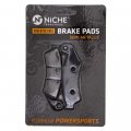 Niche Brake Pad Set For Honda Cr125r Cr250r Xr250r Xr600r Cr500r 45105-kz1-405 Front Rear Semi-metallic