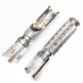 Hongk- Silver Foot Peg Compatible With F2 F3 F4 F4i Cbr600 900 929 954 1000 Rr Vfr750f Cb1000 B01c0sr6si