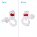 Uxcell Red And Blue Water Cooler Faucet Plastic Dispenser Clean Spigot Fits Adaptor Hot Cold Tap Replacements 2pcs
