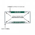 Loyola Maryland University Metal License Plate Frame For Car Officially Licensed Dad Style Universal Fit 12 25 In X 6 Zinc
