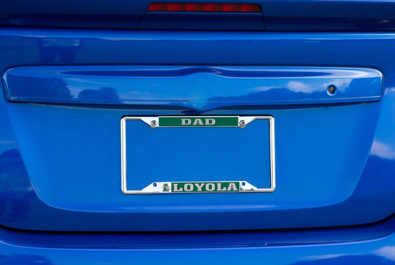 Loyola Maryland University Metal License Plate Frame For Car Officially Licensed Dad Style Universal Fit 12 25 In X 6 Zinc