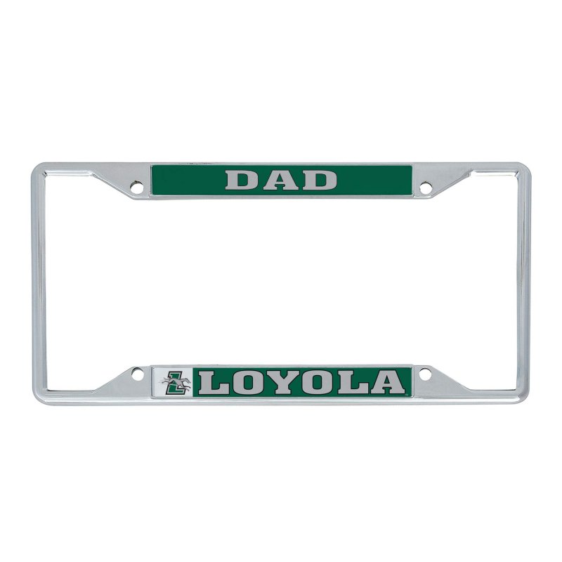 Loyola Maryland University Metal License Plate Frame For Car Officially Licensed Dad Style Universal Fit 12 25 In X 6 Zinc
