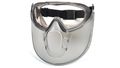 Direct Indirect-gray Frame Clear Anti-fog Lens Woth Faceshield Attachment