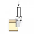 Trend Professional Guided Profiler Cutter 25mm Diameter X Cut Length 1 2 Inch Shank Tungsten Carbide Tipped 46 100x1 2tc