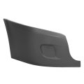Hecasa Front Bumper End Cap For 2008-2017 Freightliner Cascadia Cover Corner Extension W O Fog Light Holes Black Passenger Side 