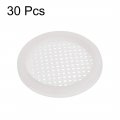 Uxcell Round Mesh Hole Air Vents Plastic Vent White Cover 58mm Dia 3mm Height For Cupboard Shoebox 30pcs