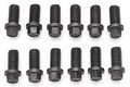 Milodon 84542 3 8 X 1 Header Bolt For Small Block Chevy Big Chrysler And Pontiac Set Of 12 