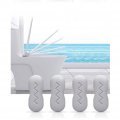 8pcs Toilet Seat Bumpers Universal Cover Lifter Gasket Lid Buffer Spacers Stoppers Replacement For Wc Adhesive White 4 5 X 1 7 