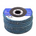 Wflnhb 4-1 2 X 7 8 Inch Flap Discs 40 Grits Zirconia Grinding Wheel Angle Grinder Abrasive Sanding Disc 50 Pcs