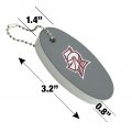 Graphics More Bellarmine University Secondary Logo Floating Keychain Oval Foam Fishing Boat Buoy Key Float