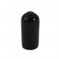 Uxcell 150pcs 6mm Inner Dia Pvc Flexible Vinyl End Cap Screw Thread Protector Black