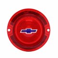 Trim Parts A2250f Full Size Blue Dot Bowtie Tail Light Lens 1963 Chevy 