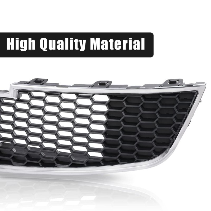 Front Bumper Bottom Grille Middle Lower For Chevy Cruze 2011 2012 2013 2014 Black Grill Gm1200624 95225615 Does Not Fit Eco