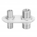 Air Conditioner Fittings Automotive Heater Hose Fitting 2 Port Air Conditioning Car 2a Port Bulkhead Connector Universal