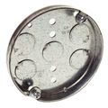 Hubbell Raco 8293 1 2-inch Deep Bottom Knockouts 4-inch Round Ceiling Pan 