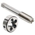 M16 X 2 Tap And Die Set Right Hand High Speed Steel Threading Tool For Iron Aluminum Carbon Brass 
