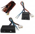 Universal Electric Power Window Lift Roll Up Regulator Conversion Kit 2s Motors Switches 3 Harness For Door Pickup Suv Truck