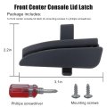 Blue Elf 58910ad030b0 Gray Center Console Latch For Toyota Tacoma 2005-2012 A With Screwdriver 2 Screws Included