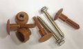 Door Panel Pocket Beige Mounting Kit Fits Volvo 240