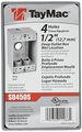 Sd450s Weatherproof Box 1 Gang Deep Gray Metal Electrical Outlet With Four 0 5 In Outlets Ul Listed Powder Coated Construction 
