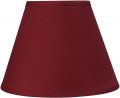 Aspen Creative 58904a Empire Uno Lamp Shade Red 5 Top X 9 Bottom 7 Slant Height Slip 33mm 