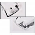 G-plus Grille Headlight Door Bezel Chrome Set Pair Compatible With 1992-1996 Bronco 1992-1997 Ford F150 F250 F350 Headlamp Trim