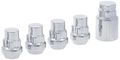 White Knight 40700s Chrome Finish 12mm X 1 50 Thread Size Acorn Socket Type Wheel Lock Pack Of 4 