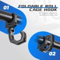 Roll Cage Helmet Hook Fits 1 6 -2 Bar Heavy Duty Aluminum Utv Hanger For Headset Polaris Rzr Ranger Can Am X3 Kawasaki Teryx