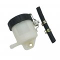 Universal Motorcycle Front Brake Master Cylinder Pump Tank Oil Cup Fluid Bottle Reservoir Aftermarket Part Compatible With For 