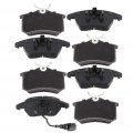 Ceramic Pads Ocpty Quick Stop Brake Fit For 10-12 Audi A3 Fwd 13-18 Vw Type 1 16 Eos 11-14 Golf 05-10 Jetta 11-18