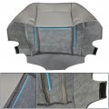 Labwork Driver Bottom Leather Seat Cover Bucket Replacement For Chevrolet Silverado 2007-2014 Grey