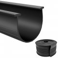 Garage Door Bottom Rubber Seal 5 16 In T Ends Professional Grade Weatherproofing Sealing Strip 3 4 Width By 20 Ft Length 