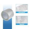 X Autohaux Waterproof Tape For Rv Cars Boats Pipe Window Metal Water Leaking Aluminum Foil Butyl Silver Tone 2pcs 3 54 Inch