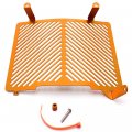 Httmt- Us-gzsp-k7-003-org- Aluminum Radiator Guard Grille Protector Cover Orange Compatible With Duke 790 18-19 Tz