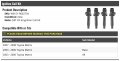 Ignition Coil Kit 4-piece Compatible With 2003-2008 Toyota Matrix