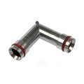 Pontiac Firebird 1995-2002 Hvac Heater Hose Connector 2 Pieces Aluminum Material Silver Color Slip Fit End 1 And 2 Type 