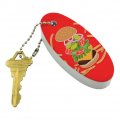 Graphics More Burger And Fries With Lettuce Cheese Tomatoes Pickles Floating Keychain Oval Foam Fishing Boat Buoy Key Float