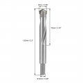 Uxcell Cemented Carbide Twist Drill Bits 15mm Metal Cutter For Stainless Steel Copper Aluminum Zinc Alloy Iron 2 Pcs