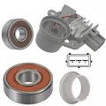 Maniacem Alternator Rebuild Kit For 2003-2004 Ford Mustang Svt 4 6l Regulator Bearings Brushes 8304rk 