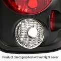 Hecasa Tail Light Pair Compatible With 1999-2004 Chevy Silverado Gmc Sierra Stepside Brake Lamps Black Housing Smoke Lens W O