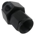 An6 Fuel Pressure Take Off Fitting Male To Female 1 8 Npt Port 37a Flare Seal 1500psi Black 