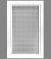 14 X 24 Cube Core Eggcrate Return Air Filter Grille For 1 Aluminum White Outer Dimensions 16 5 26 