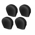 Explore Land Tire Covers 4 Pack Tough Wheel Protector For Truck Suv Trailer Camper Rv Universal Fits Diameters 39 -42 Black 