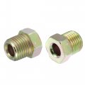 X Autohaux 10pcs Motorcycle Brake Line Tube Fittings 2 20 Unf For 1 4 Hydraulic Lines Union Durable Pipe Connector