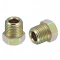 X Autohaux 10pcs Motorcycle Brake Line Tube Fittings 2 20 Unf For 1 4 Hydraulic Lines Union Durable Pipe Connector